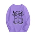 thumbnail image 2 of Bnwani Long Sleeve Toddler Shirt Fall Crew Neck Casual Fashion Printed Tops 7-8 Years, 2 of 4