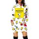 thumbnail image 1 of Vestido informal de Navidad de manga larga para mujer, Sudadera con capucha sencilla y cómoda con estampado de Snoopy de Disney, Otoño e Invierno, 1 of 5