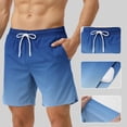thumbnail image 6 of Vetsdori Dry Fit Shorts for Men Summer Beach Short Pants Pocket Swim Trunks,Casual Elastic Waist Lining 2 in 1 Mens Shorts Breathable,Size S, 6 of 6