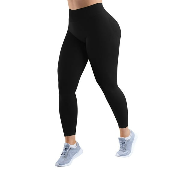 Afdoent Leggings For Women High Waist Ladies Yoga Pants Leggings Slim Fit Workout Tights For Fitness Leisure Lifting Activewear Trendy Style Workout Yoga Leggings For Women