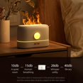 thumbnail image 2 of 3 Mini humidificador de niebla con ultrasonido para dormitorio, oficina, escritorio, Depulat Flame, 2 of 5