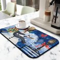 thumbnail image 3 of Christmas Dish Drying Mat 2 Pack 19.5x12Inch Christmas Gifts Christmas Decorations Drying Mat for Kitchen Counter Ultra Absorbent and Non-Slip Coffee Machine Mat Dish Drainer Rack Mats, 3 of 6