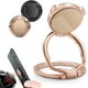 thumbnail image 1 of RV 2 Piezas (Negro + Oro Rosa) Soporte para Teléfono con Anillo, Soporte para Anillo para Teléfono Celular con Rotación de 360°, Soporte para Teléfono con Imán de Aleación de Zinc para Coche, 1 of 5