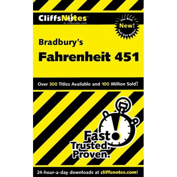 Pre-Owned CliffsNotes on Bradbury's Fahrenheit 451 (Paperback) by K Hiner