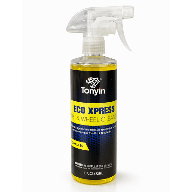Tonyin Eco Xpress Tire & Wheel Cleaner Limpiador de Rines y Neumáticos 473 ml | Elimina Polvo de Freno y Suciedad