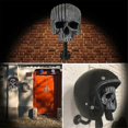 thumbnail image 2 of Soporte para casco montado en la pared Soporte para casco de calavera Colgador Artesanía de resina/A/ kaili Sencillez, 2 of 3