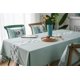 thumbnail image 3 of Green Farmhouse Table Cover, Polyester Table Cloth Cover Flower Tablecloths for Rectangle Tables 135*180cm Decorative Table Cover for Dining, 3 of 5