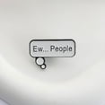 thumbnail image 3 of Dialog Minimalist Design Versatile Commuting English Phrase Brooch Cartoon Letter Brooch Pin for Clothes Brooch for Crafts Bow Jewelry for Women Leopard Brooch Moth Brooch Blank Pin Rhinestone Button, 3 of 4