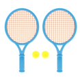 thumbnail image 2 of Par De 3 Raquetas De Tenis Con 2 Pelotas Para Actividades Deportivas En Interiores Y De Playa, Color Azul, 2 of 8
