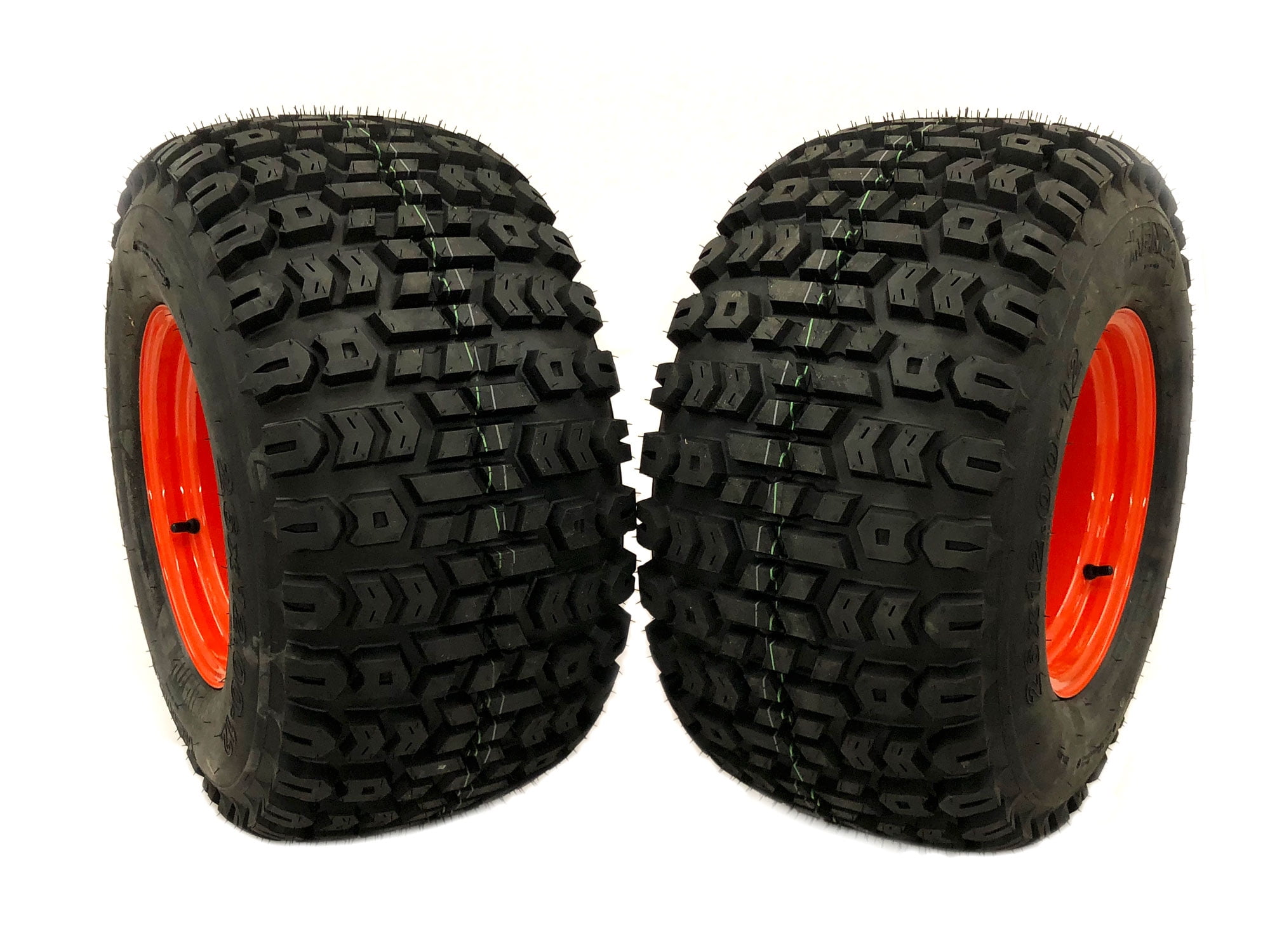 (2) All Terrain Rear Wheel Assemblies 26x12.0012 Fits Kubota BX2360