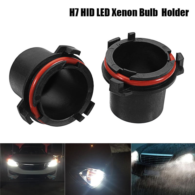 H7 HID LED Xenon Bulb Adapter Holder Base Conversion Convert Spacer For