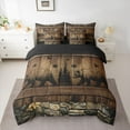 thumbnail image 2 of Castle Fairy Wildlife Bear Bedding Comforter Set 7 Pieces for Teens Adults,Jungle Animal Full Bedding Set Lightweight,Vintage Cabin Aesthetic Fitted Sheet Flat Sheet,Lightweight Room Decor, 2 of 8
