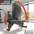 thumbnail image 4 of Synergee Adjustable Wing Back Workout Bench. Weight Bench for Dumbbell & Barbell Press Exercises & Workouts. Great for Commercial, Garage and Home Gym., 4 of 6