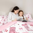 thumbnail image 4 of Feelyou Western Cowgirl Bedding Comforter Set 7pcs, Bow-tie Boot Stars King Bedding Sets, 4 of 8