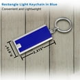 thumbnail image 5 of 10 Flashlight Keychains Pack - Rectangle, Plastic - Blue, 5 of 5
