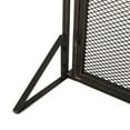 thumbnail image 5 of Noble House Cartwright Metal 2 Door Fireplace Screen, Black Brushed Gold, 5 of 9