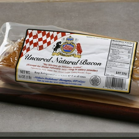 Uncured Nitrite-Free Bacon by Nodines (1 pound)