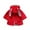 Red, variant on FAIWAD Infant Girls Winter Warm Thick Coat Cape Cloak Button Bunny Ear Hooded Jacket Snowsuit for Girls 3-24M