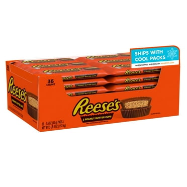 S Milk Chocolate Peanut Butter Cups, Candy Packs, 1.5 oz (36 Count)