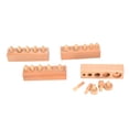 thumbnail image 4 of Mini Cylinder Block Materials, Brain Exercise Educational Safe Premium Material Easy To Grasp Knobbed Cylinder Socket  For Early Childhood Development Ohye Home Cylinder Socket, 4 of 8