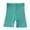 Mint Green, variant on Kiijoy Infant Girl's Stretch Ribbed Shorts Solid Color Slim Fit Soft Comfy Boyshorts