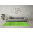 thumbnail image 3 of Ahgly Company Indoor Square Oriental Green Modern Area Rugs, 8' Square, 3 of 4