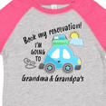thumbnail image 4 of Inktastic Book My Reservation I'm Going to Grandma and Grandpa's Boys or Girls Toddler T-Shirt, 4 of 5