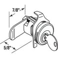 thumbnail image 2 of 5-Pin Tumbler Diecast Nickel-Plated Mailbox Lock, Cutler, 2 of 2