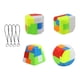 thumbnail image 5 of 4 Uds Rompecabezas desafío llavero de bloqueo Baoblaze Manual de juguete 3D, 5 of 8