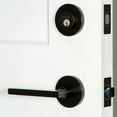 thumbnail image 5 of Viaggio 630221 Circolo Left Handed Solid Brass Single Cylinder Keyed Entry Door Lever Set, 5 of 7