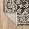 thumbnail image 5 of Oriental Weavers Maharaja Area Rug - 070N1 - 2'3" x 7'6" - in Gray/ Ivory - Vintage Inspired, Stain Resistant, Family and Pet Friendly , Entryway, Hallway Runner Rug, 5 of 8