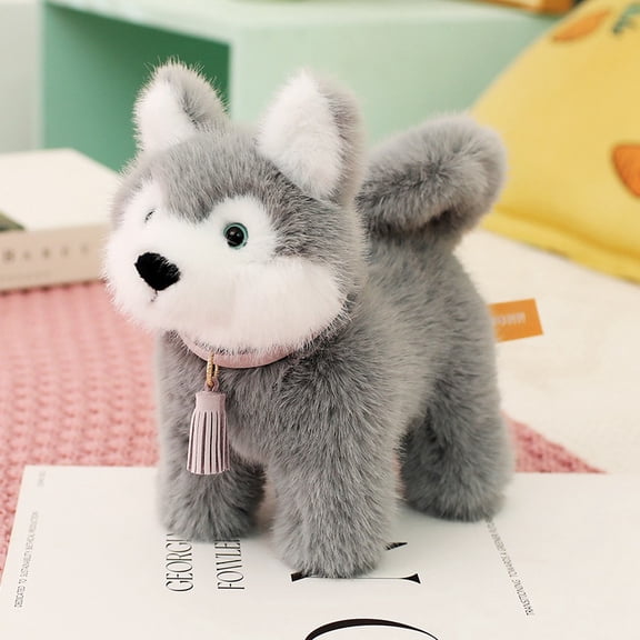 Cute Husky plush toy, 24cm dog doll