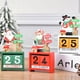 thumbnail image 3 of Kearding Adorno de escritorio Decoración de Navidad Regalo de Navidad Decoraciones para el hogar Accesorios para festivales Calendario ornamental Kits de decoración para fiestas Patrón de ciervo Kearding HA069462-03, 3 of 6