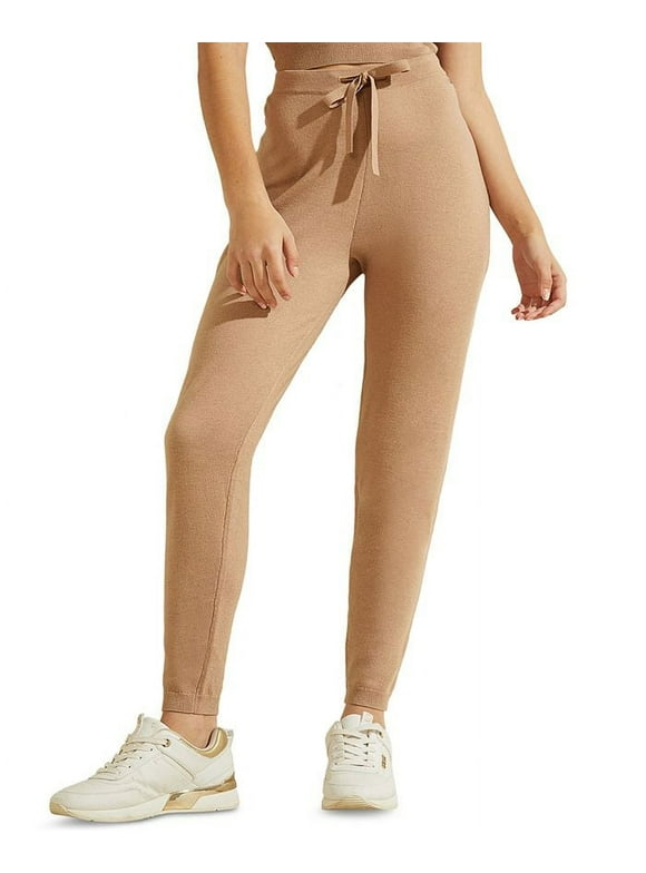 GUESS Black Leatherette Joggers main image 1