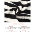 thumbnail image 5 of DARING DIVA Women's Striped Knit Long Sleeve Button Down Cardigan S Black, 5 of 6