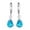 Sky Blue, variant on Kiplyki Ladies Fashion Colorful Diamond Water Drop Stud Earrings Jewelry