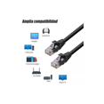thumbnail image 3 of Cable De Red Plano Categoría 6 Cat6 Rj45 30m Ethernet Negro, 3 of 4