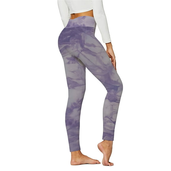 Summer Savings Clearance 2024! TAGOLD Womens Summer Pants, Women Girls Leggings Skinny Gradient Color Printed High Waist Stretchy Tights Trouser Yoga Pants