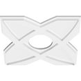 thumbnail image 2 of 16"OD x 5"ID x 5 1/2"C x 1"P Titus Architectural Grade PVC Contemporary Ceiling Medallion, 2 of 11