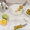 thumbnail image 2 of Raw Rutes - Pics Martini en Acier Inoxydable - Ensemble de Pics Martini Narval - pour Parfaits Manhattans, Old Fashions, Martinis et Plus! Pics Cocktail Nautiques - Acier Inoxydable - Fabriqué aux États-Unis, 2 of 5