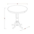 thumbnail image 4 of Counter Height Dining Set - 5 Piece Table & Chair Set - Modern Kitchen Dining Room Furniture, 4 of 5