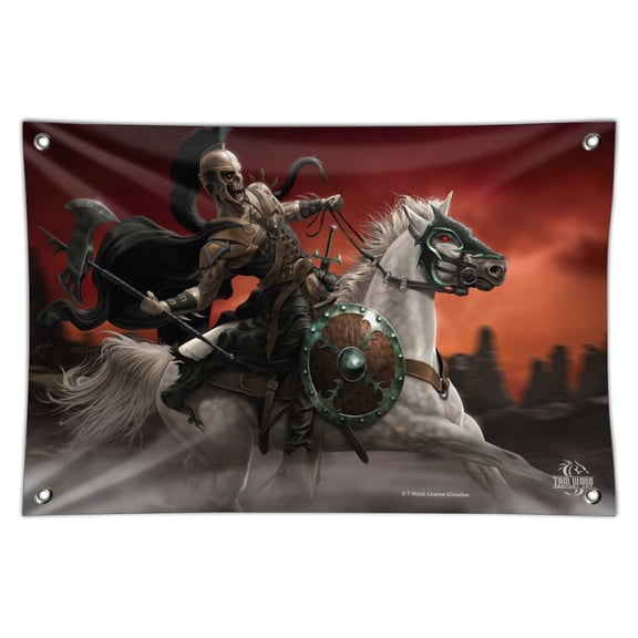 Dark Undead Skeleton Warrior Rider Fantasy Home Business Office Sign