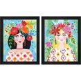 thumbnail image 1 of Great Art Now Boho Girl by Farida Zaman, 2 Piece Framed Art Set Each 9.25"W x 11.25"H, 1 of 3