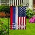 thumbnail image 4 of Flag American Half Russian Flag Russian American Friendship Russia U.S.A Patriotic Proud House Flag, Double-Sided Decorative Outdoor Flag, Patriotic Polyester Yard Flag 29.5 x 39.5 in, 4 of 5