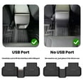 thumbnail image 2 of LASFIT Floor Mats and Trunk Mat for Honda Civic 2025 2024 2023 2022 Sedan (Fits Rear Seats with or Without USB Ports), All Weather TPE Car Floor Liners,1st & 2nd Row & Trunk Liner(Not for Hatchback), 2 of 9
