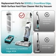 thumbnail image 3 of Replacement Brush Rolls and Filters for Bissell CrossWave Edge 4111A, 2 Pack, 3 of 5