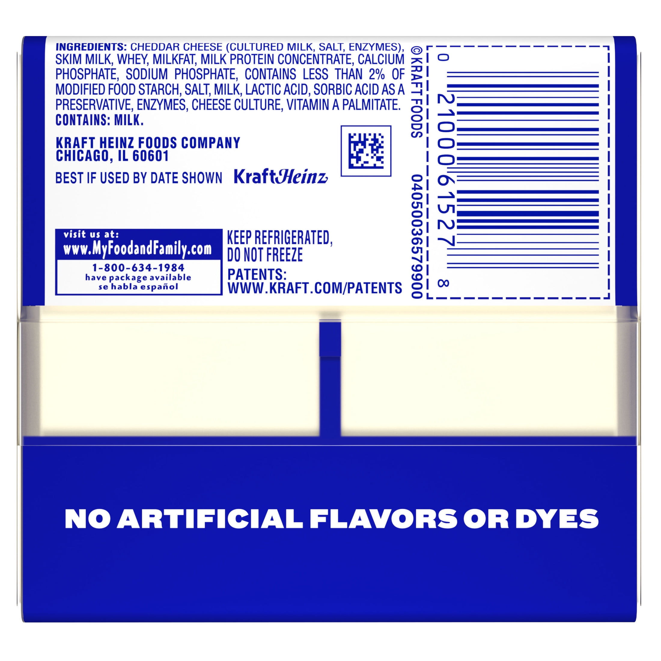 Kraft Singles White American Slices, 24 Count Pack