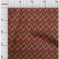 thumbnail image 1 of oneOone Polyester Lycra Fabric Herringbone Geometric Printed Craft Fabric BTY 56 Inch Wide, 1 of 1