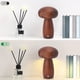 thumbnail image 3 of Lámpara De Noche, Lámpara De Mesita De Noche Portátil Regulable De Madera Con Control Táctil En Forma De Seta Decorativa Para Oficina Para Dormitorio, 3 of 7