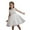 White, variant on XBASW Toddler Kids Girls Mesh Princess Dress Floral Tulle Bridesmaid Dress Baby Girls Embroidery Birthday Party Gowns 3-13T